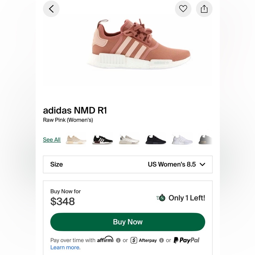 Adidas NMD R1 Pink Women's Shoes